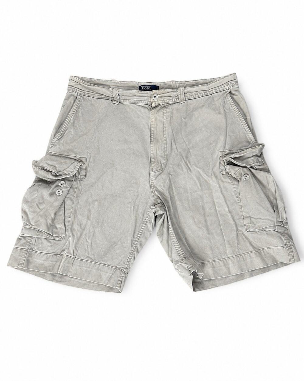 Polo Ralph Lauren Classic Chino 67 Cargo Shorts Men’s 38 Beige 100% Cotton